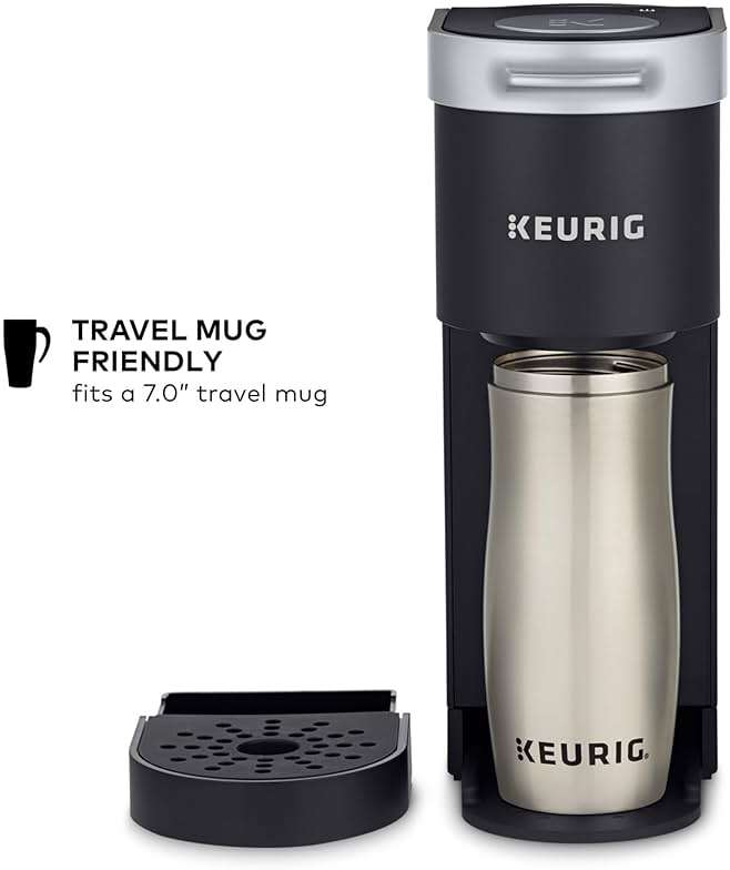 Keurig K-Mini Single Serve K-Cup Pod Coffee Maker, 6 to 12oz Brew size, with Cord Storage, Perfect for Small Spaces, Black - Image 8