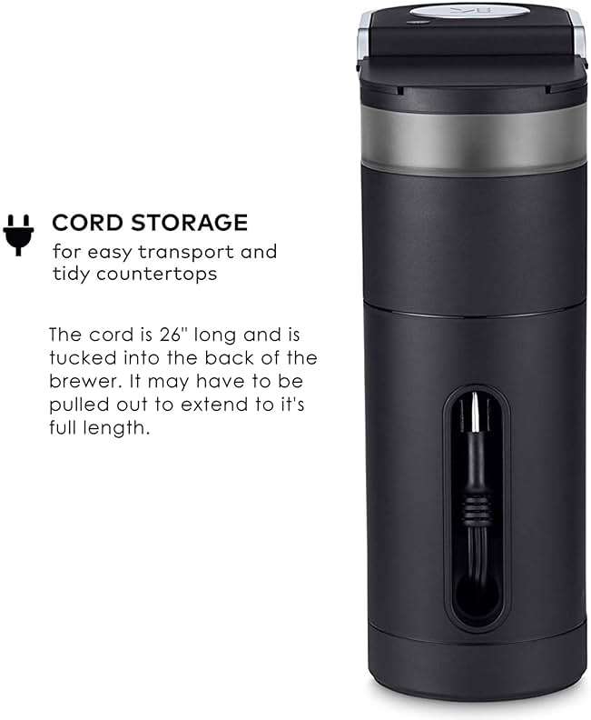 Keurig K-Mini Single Serve K-Cup Pod Coffee Maker, 6 to 12oz Brew size, with Cord Storage, Perfect for Small Spaces, Black - Image 9
