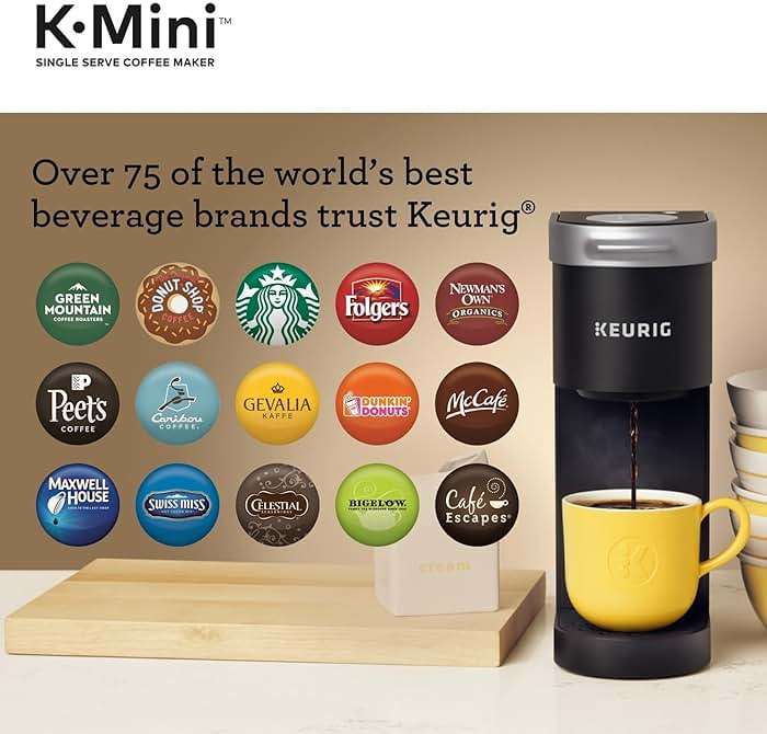 Keurig K-Mini Single Serve K-Cup Pod Coffee Maker, 6 to 12oz Brew size, with Cord Storage, Perfect for Small Spaces, Black - Image 10