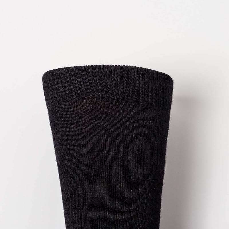 Sock Amazing Unisex Bamboo Rayon Socks Super Soft Black Crew Socks 8 Pack - Image 3
