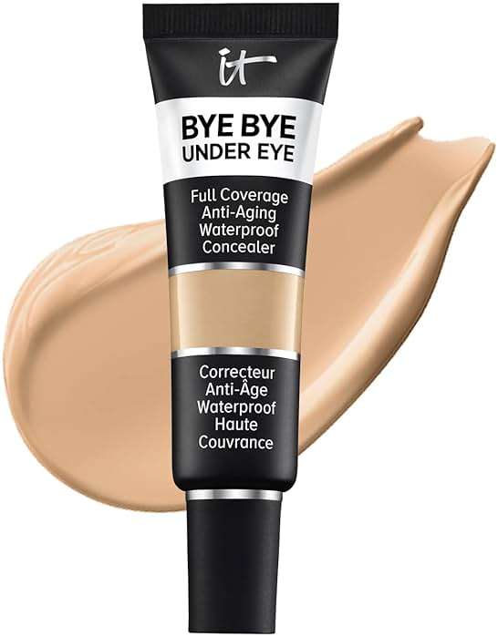 IT Cosmetics Bye Bye Under Eye Concealer - Water-Resistant, 24H Full Coverage Brightening Concealer For Dark Circles, Fine Lines, Redness & Discoloration, Anti-Aging Color Correcting Cream - 0.4 fl oz - Image 1