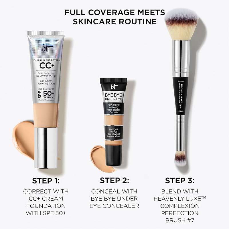 IT Cosmetics Bye Bye Under Eye Concealer - Water-Resistant, 24H Full Coverage Brightening Concealer For Dark Circles, Fine Lines, Redness & Discoloration, Anti-Aging Color Correcting Cream - 0.4 fl oz - Image 8