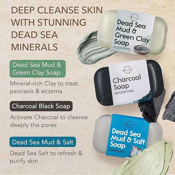 O NATURALS 100% Natural Bar Soap - Gift Set - Organic Ingredients & Essential Oils - Spa Gifts for Women & Men, Body Wash & Face Soap - 6PC Black Soap Collection - Mothers Days Gifts - Image 4