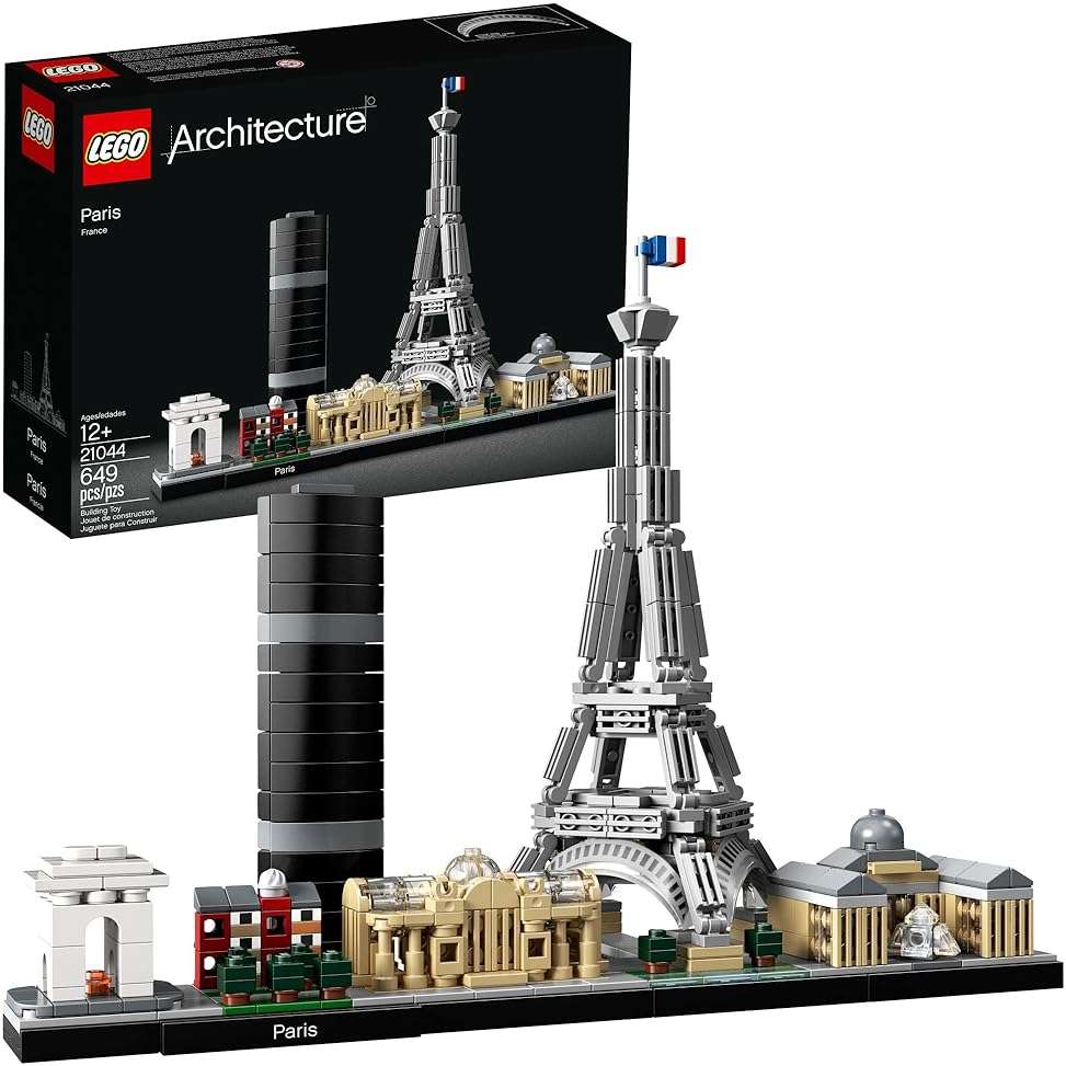LEGO Architecture Paris Model Building Set - Detailed Display Building Block Set for Kids, Boys and Girls, Ages 12+ - Unique Gift for Travel & Architecture Enthusiasts - 21044 - Image 1