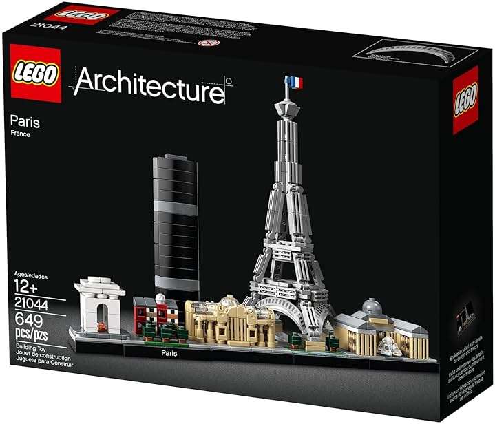 LEGO Architecture Paris Model Building Set - Detailed Display Building Block Set for Kids, Boys and Girls, Ages 12+ - Unique Gift for Travel & Architecture Enthusiasts - 21044 - Image 3