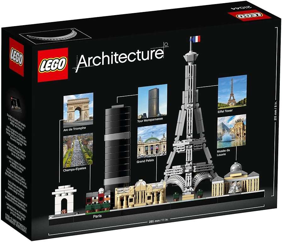 LEGO Architecture Paris Model Building Set - Detailed Display Building Block Set for Kids, Boys and Girls, Ages 12+ - Unique Gift for Travel & Architecture Enthusiasts - 21044 - Image 6