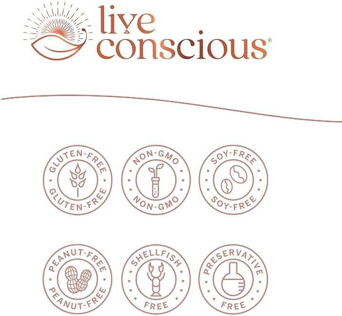 Live Conscious KSM-66 Ashwagandha Supplement w/L Theanine & AlphaWave - ZenWell Everyday Stress Relief, Cognitive, Brain Health - Ashwagandha for Men & Women - 60 Capsules - Image 4