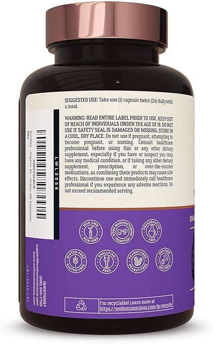 Live Conscious KSM-66 Ashwagandha Supplement w/L Theanine & AlphaWave - ZenWell Everyday Stress Relief, Cognitive, Brain Health - Ashwagandha for Men & Women - 60 Capsules - Image 9