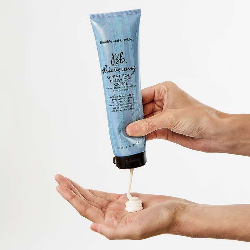 Bumble and bumble. Thickening Great Body Volumizing Blow Dry Cream | For Voluminous Blowouts | Heat Protection | For Fine to Medium Wavy, Straight Hair Types, 5 Fl Oz - Image 4