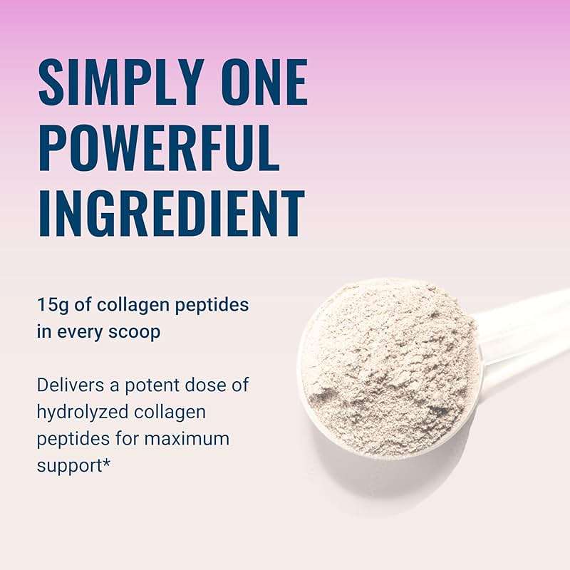 Live Conscious Collagen Peptides Powder - Naturally-Sourced Hydrolyzed Collagen Powder - Hair, Skin, Nail, and Joint Support - Type I & III Grass-Fed Collagen Supplements for Women and Men - 16oz - Image 2