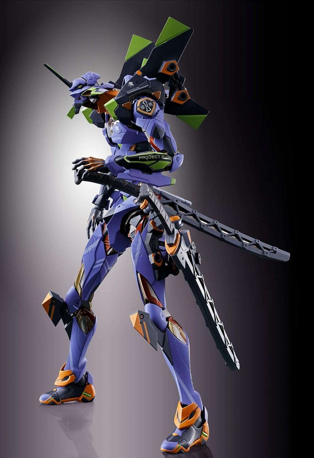 TAMASHII NATIONS Bandai Metal Build Eva-01 Test Type Neon Genesis Evangelion Action Figure - Image 13
