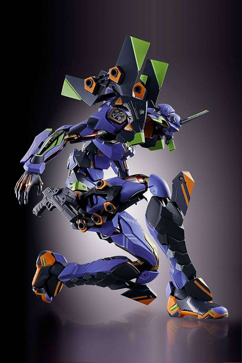 TAMASHII NATIONS Bandai Metal Build Eva-01 Test Type Neon Genesis Evangelion Action Figure - Image 3