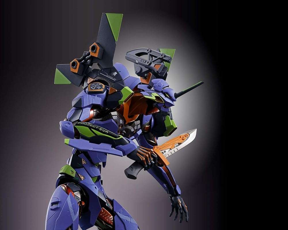 TAMASHII NATIONS Bandai Metal Build Eva-01 Test Type Neon Genesis Evangelion Action Figure - Image 21