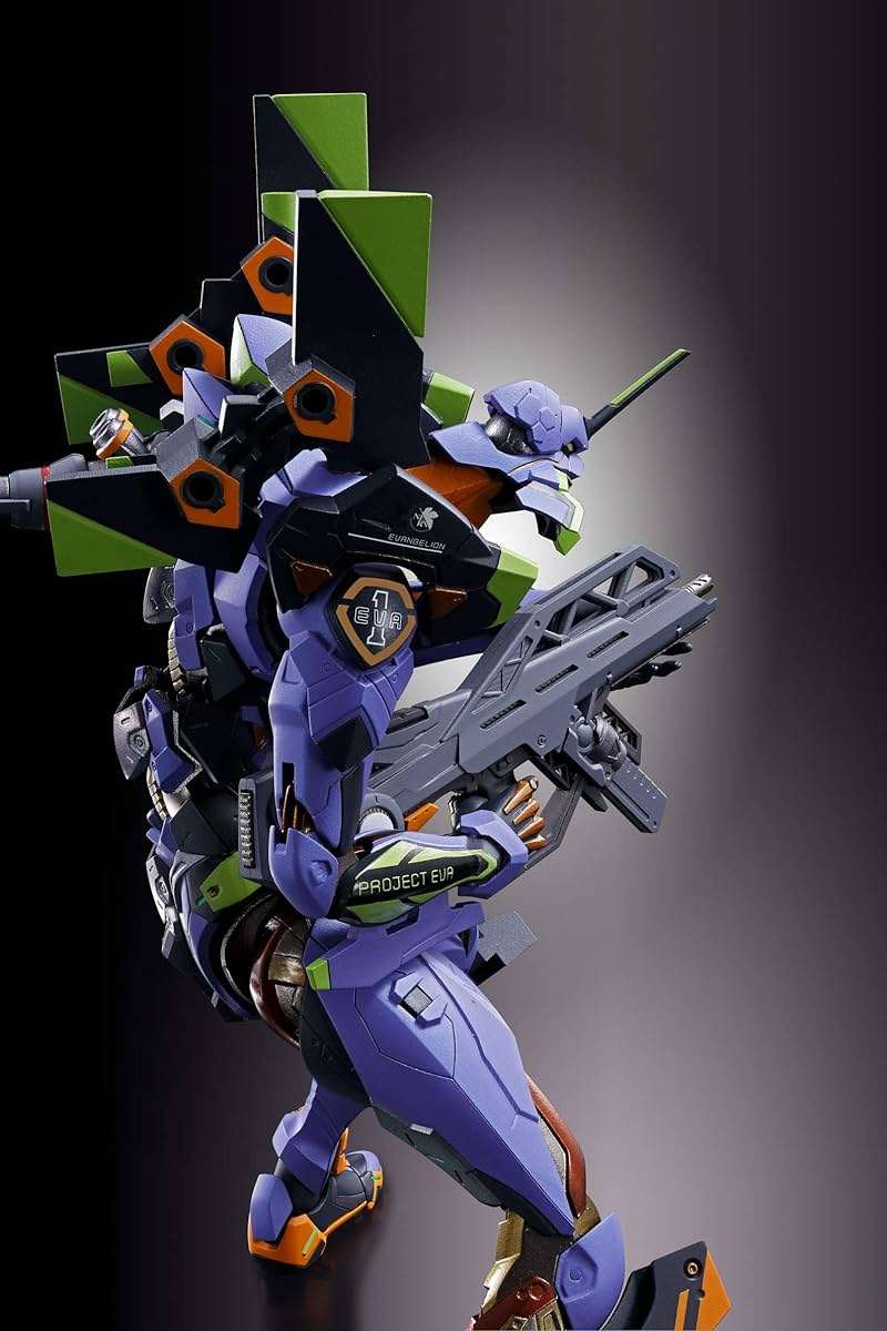 TAMASHII NATIONS Bandai Metal Build Eva-01 Test Type Neon Genesis Evangelion Action Figure - Image 22
