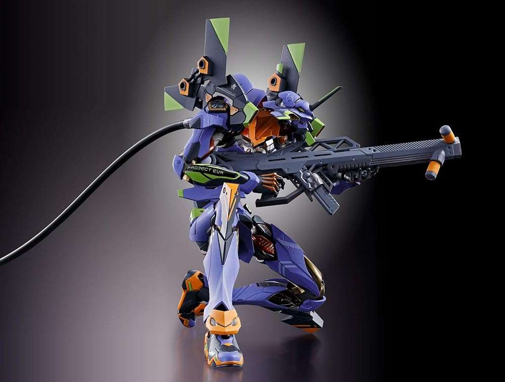 TAMASHII NATIONS Bandai Metal Build Eva-01 Test Type Neon Genesis Evangelion Action Figure - Image 23