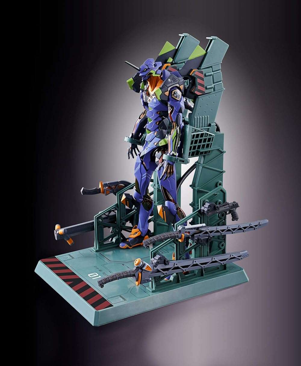 TAMASHII NATIONS Bandai Metal Build Eva-01 Test Type Neon Genesis Evangelion Action Figure - Image 25