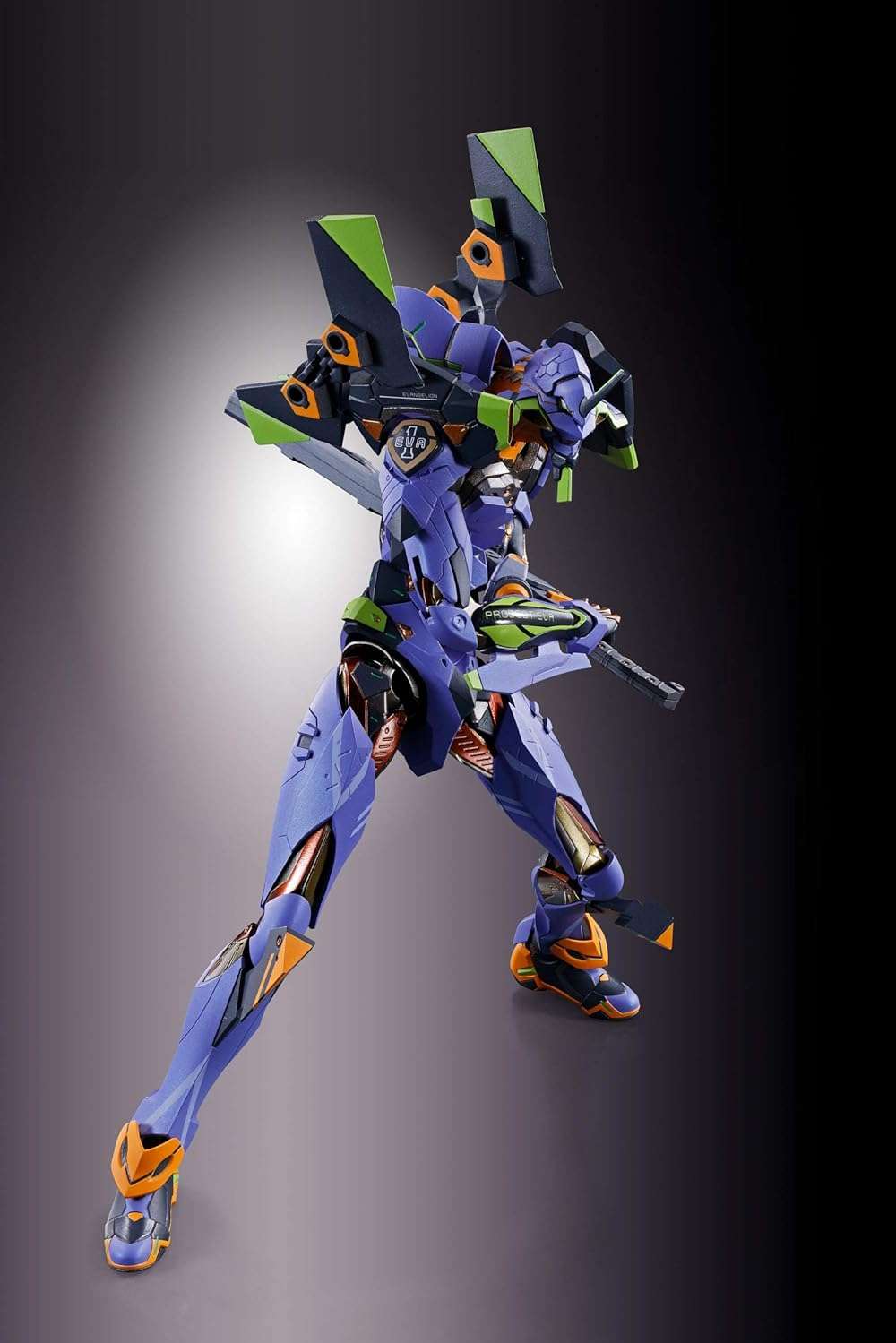 TAMASHII NATIONS Bandai Metal Build Eva-01 Test Type Neon Genesis Evangelion Action Figure - Image 26