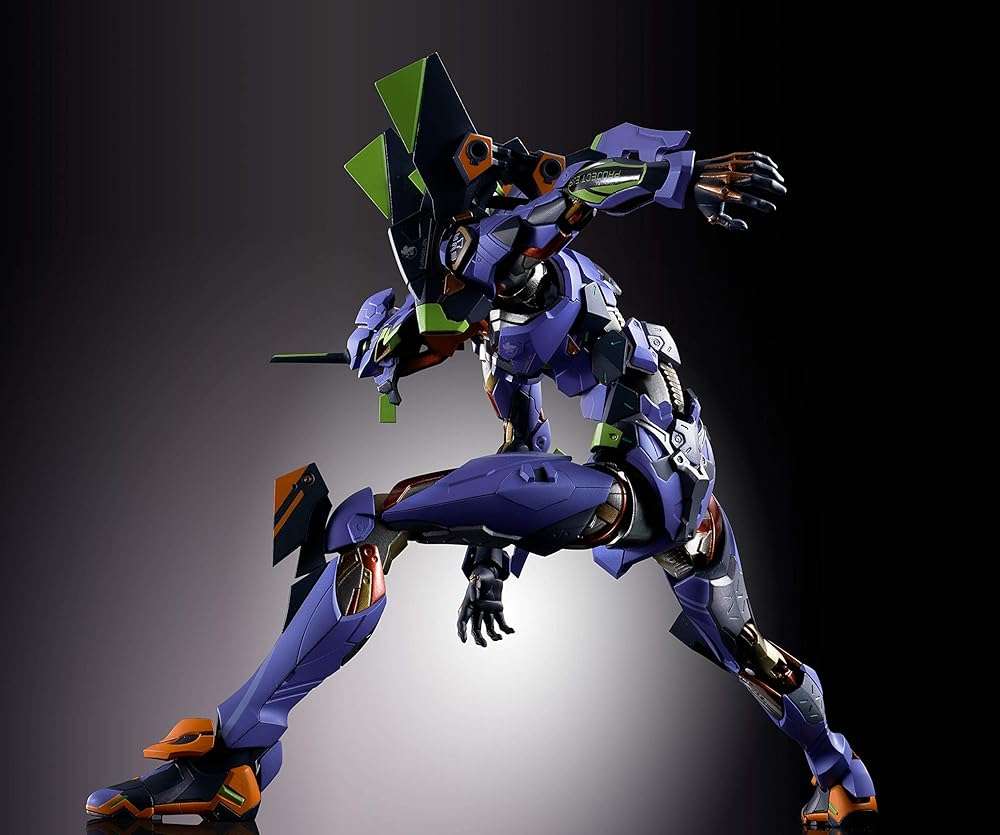 TAMASHII NATIONS Bandai Metal Build Eva-01 Test Type Neon Genesis Evangelion Action Figure - Image 30