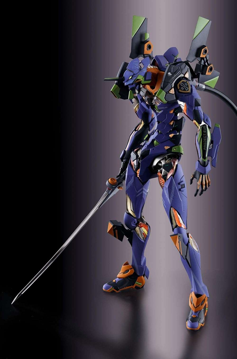 TAMASHII NATIONS Bandai Metal Build Eva-01 Test Type Neon Genesis Evangelion Action Figure - Image 4
