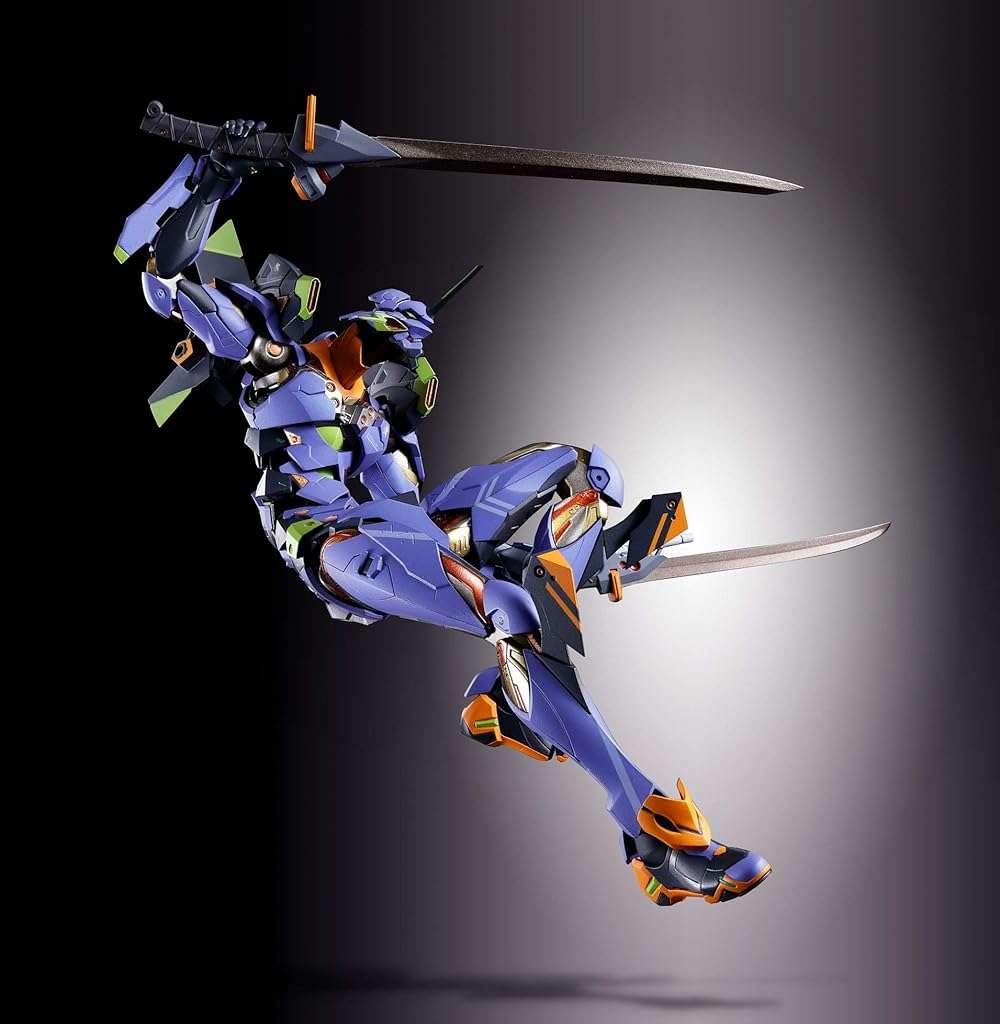 TAMASHII NATIONS Bandai Metal Build Eva-01 Test Type Neon Genesis Evangelion Action Figure - Image 7
