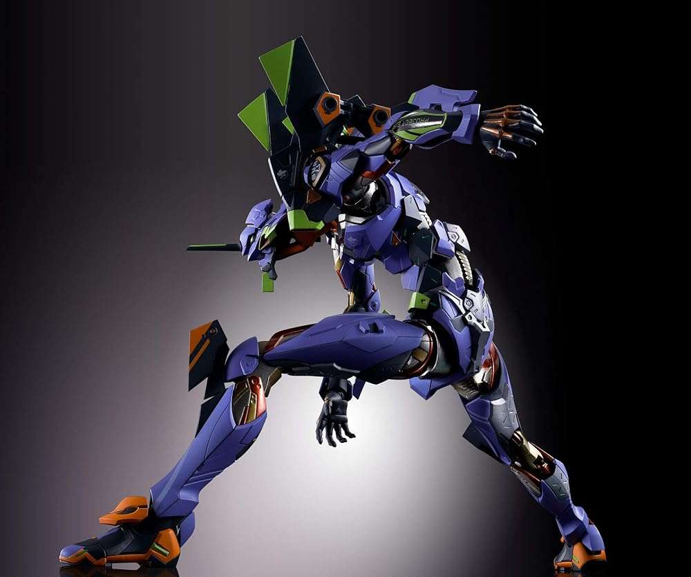 TAMASHII NATIONS Bandai Metal Build Eva-01 Test Type Neon Genesis Evangelion Action Figure - Image 8