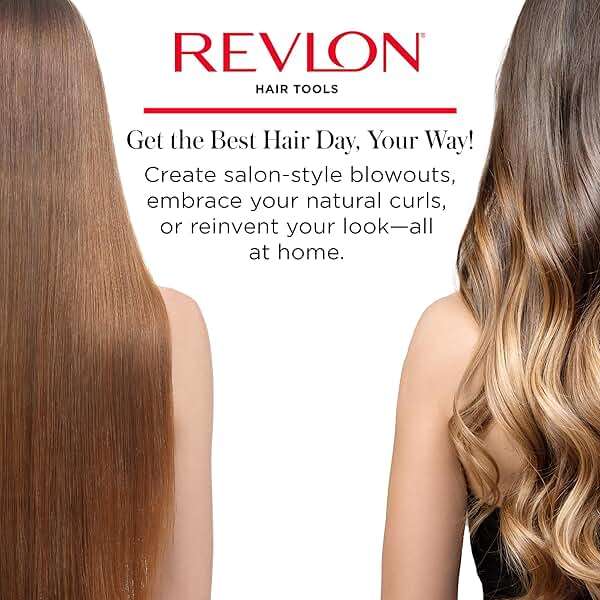 REVLON Infrared Ionic Hair Dryer with Diffuser & Concentrator, 2 Speed Settings, Blow Dryer with Tourmaline Technology for Frizz Control, 1875 Watt Power for Fast Drying, Suitable for All Hair Types - Image 7