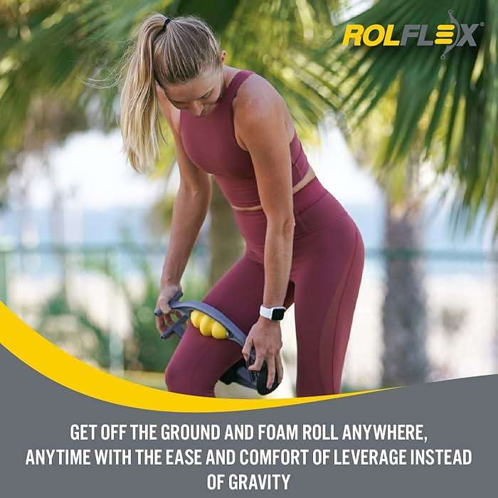 Rolflex Arm & Leg Massager Roller – Muscle Roller to Address Golfer’s Elbow, Tennis Elbow, Carpal Tunnel & More – Arm & Leg Massage Roller for Muscle Tightness & Faster Recovery - Image 5