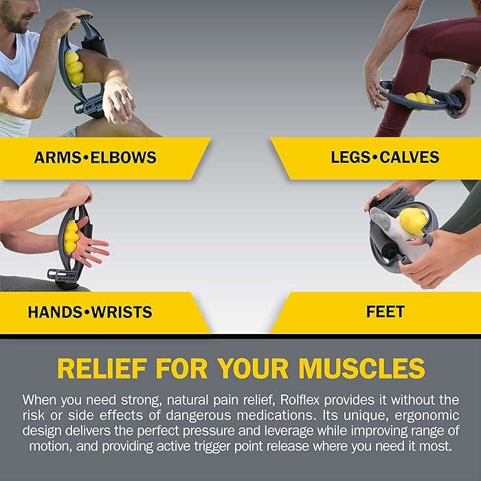Rolflex Arm & Leg Massager Roller – Muscle Roller to Address Golfer’s Elbow, Tennis Elbow, Carpal Tunnel & More – Arm & Leg Massage Roller for Muscle Tightness & Faster Recovery - Image 8