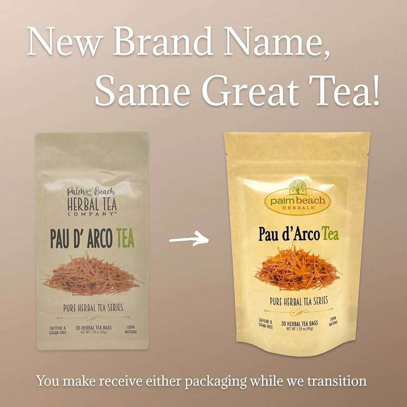 Palm Beach Medicinal Herbs - Pau d' Arco Bark Tea - Pure Herbal Tea Series, 30ct - Image 3