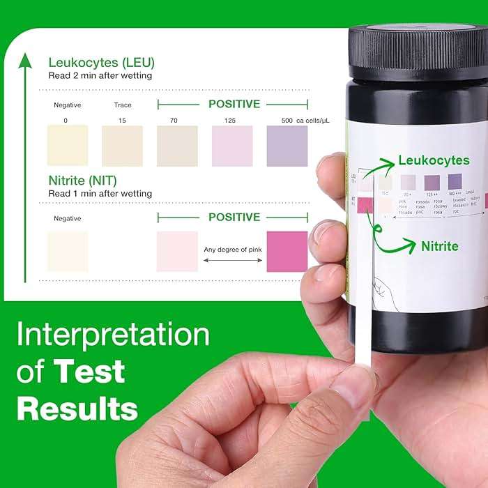 Easy@Home 50ct UTI Infection Test Strips, at Home UTI Urinalysis Testing Strips for Women Urinary Tract Bladder Health, Highly Accurate Urine Testing (UTI-50Pcs) - Image 6
