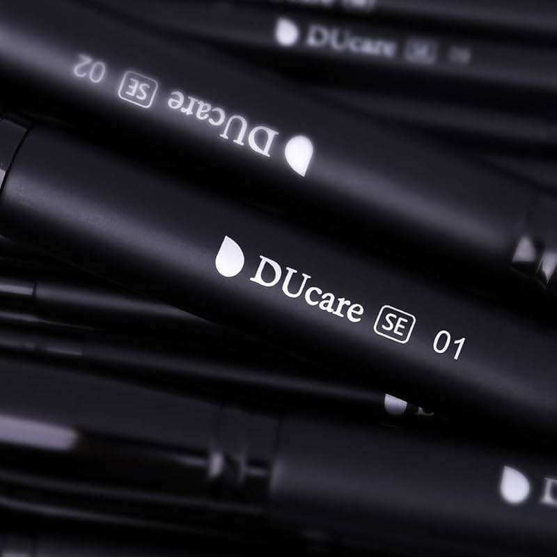 DUcare Professional Makeup Brushes Set 27Pcs Makeup Brush Set Premium Synthetic Kabuki Foundation Blending Face Powder Blush Concealers Eye Shadows Brushes - Image 8