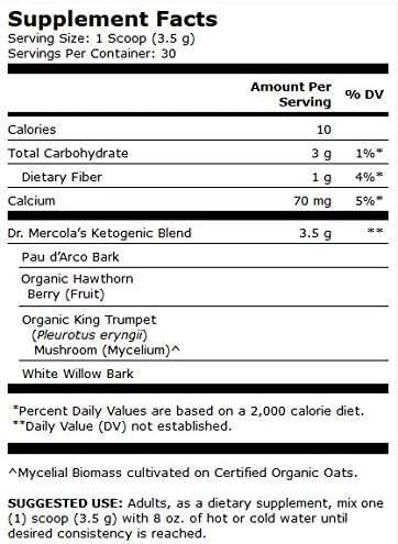 Dr. Mercola Biothin Herbal Autophagy Complex Powder with PAU d'Arco, Hawthorn Berry, King Trumpet Mushroom, and White Willow Bark, 30 Servings - Image 2