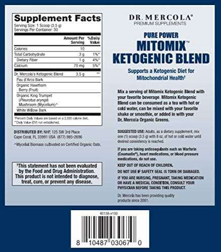 Dr. Mercola Biothin Herbal Autophagy Complex Powder with PAU d'Arco, Hawthorn Berry, King Trumpet Mushroom, and White Willow Bark, 30 Servings - Image 3
