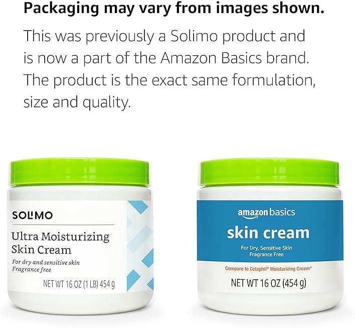 Amazon Basics Ultra Moisturizing Skin Cream for Dry & Sensitive Skin, Dermatologist Tested, Fragrance Free, Not Tested on Animals, Made in USA, 16 Ounce, 4-Pack (Previously Solimo) - Image 2