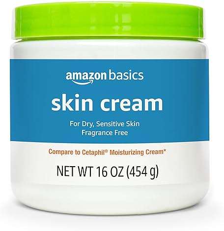 Amazon Basics Ultra Moisturizing Skin Cream for Dry & Sensitive Skin, Dermatologist Tested, Fragrance Free, Not Tested on Animals, Made in USA, 16 Ounce, 4-Pack (Previously Solimo) - Image 3