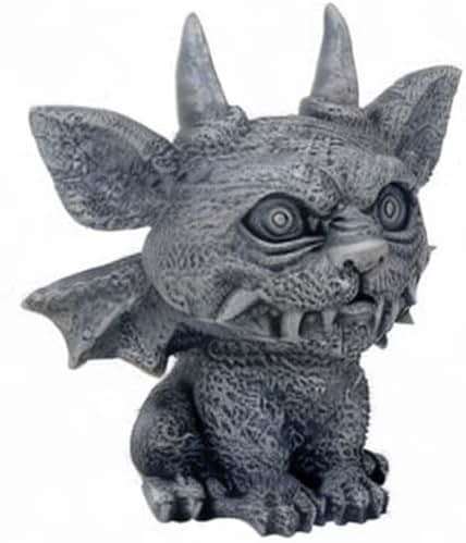 SUMMIT COLLECTION 3.25 Inch Medieval Dark Grey Winged Gothic Gargoyle Guardian Bast Desk and Shelf Decoration - Image 3
