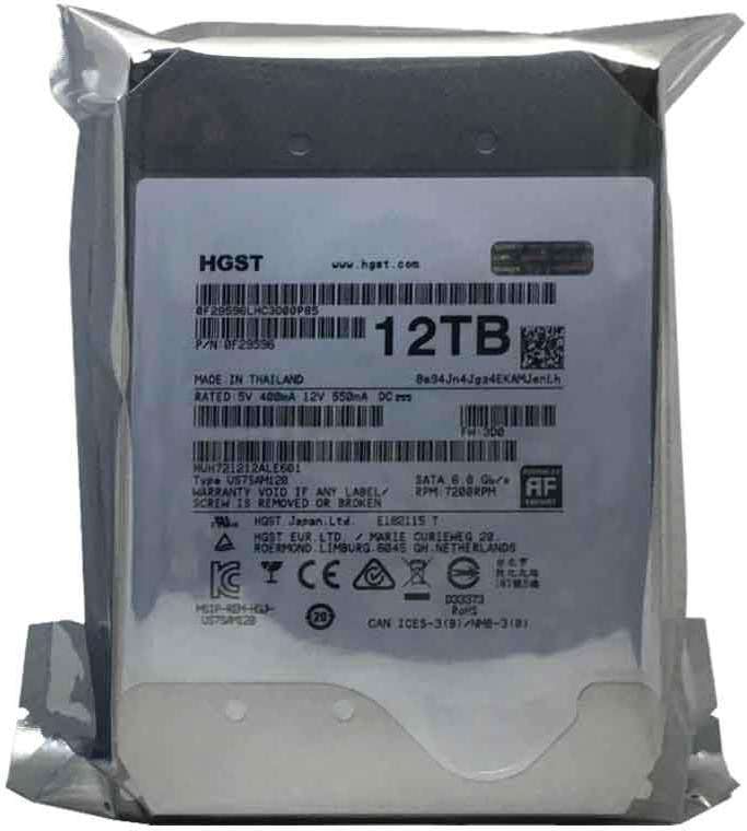 HGST Ultrastar He12 | HUH721212ALE601 | 0F27454 | 12TB 7200 RPM 256MB SATA 6.0Gb/s 3.5" Cache | 512E | BitLocker Hard Drive Encryption | Power Disable Function | - Image 3