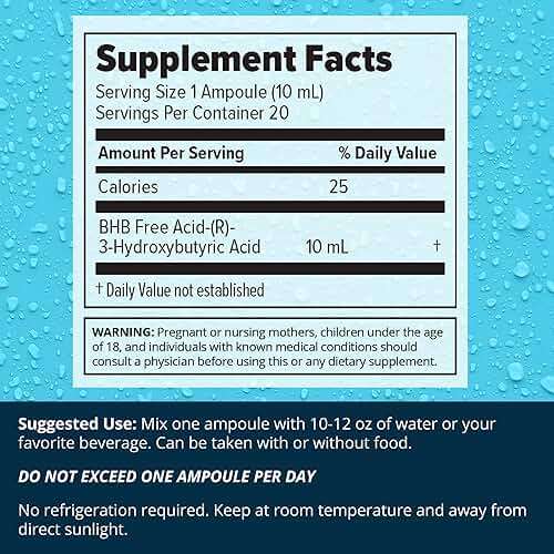Dr. Boz - Pucker UP! Clear Ketones, 20 Packets - Pure Liquid BHB - Fast Acting Exogenous Ketones - Increase Energy & Clarity - Max Strength - Quality Tested - Made in USA - Keto Diet - 0.34oz (10ml) - Image 5