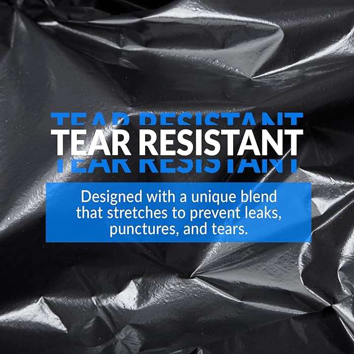 Reli. 16-25 Gallon Trash Bags | 500 Bags | Black | Home, Kitchen | Strong | Garbage - Image 6