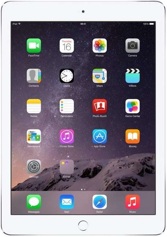 Apple iPad Air 2 16GB Wi-Fi 9.7in, Silver (Renewed) (Renewed) - Image 1