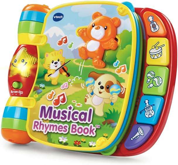 VTech Musical Rhymes Book, Red - Image 1