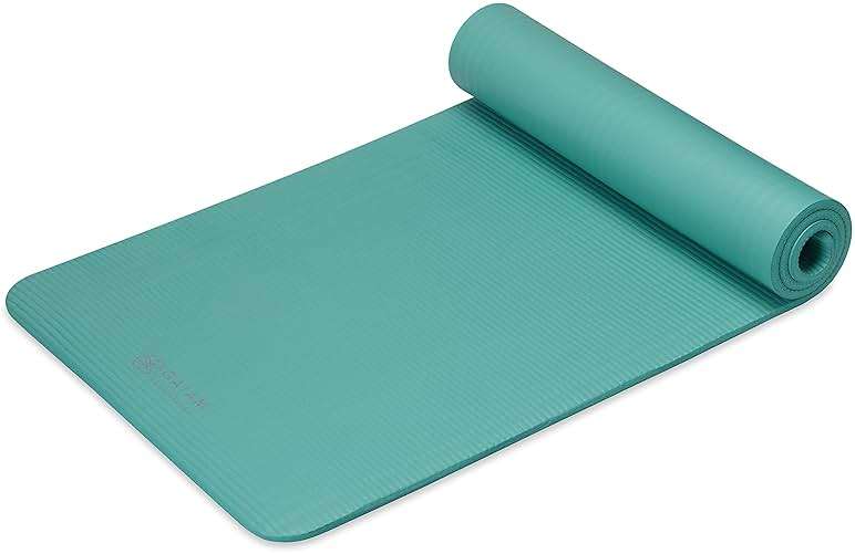 Gaiam Yoga Mat, Pilates & Exercise Mat, Thick Mat 2/5" (10mm) Workout Mat with Easy-Cinch Carrying Strap for Home & Gym Workouts - Image 8