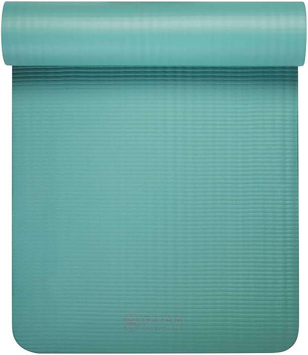Gaiam Yoga Mat, Pilates & Exercise Mat, Thick Mat 2/5" (10mm) Workout Mat with Easy-Cinch Carrying Strap for Home & Gym Workouts - Image 9