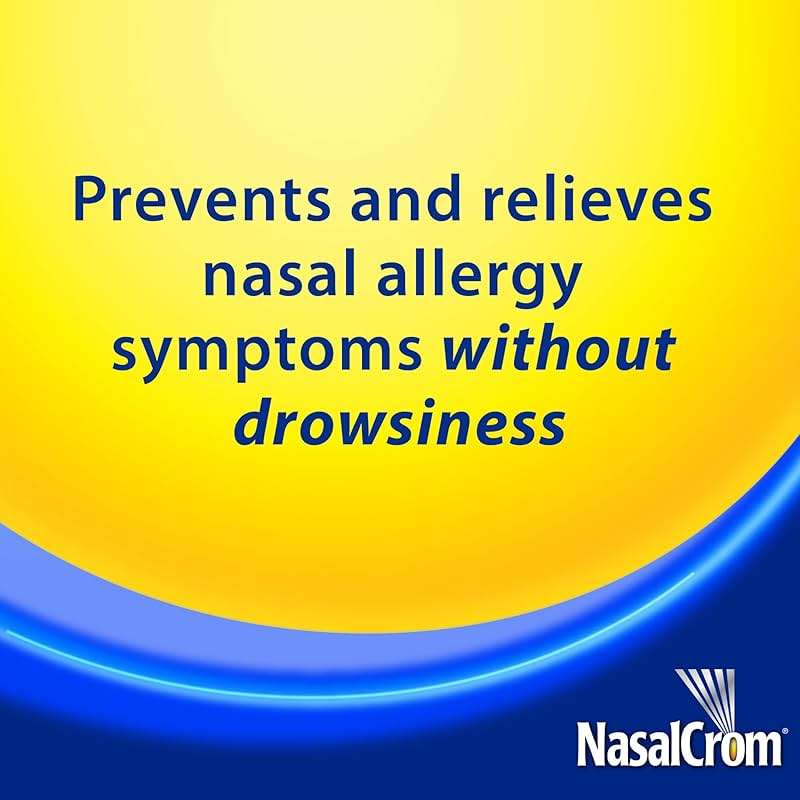 NasalCrom Nasal Spray Allergy Symptom Controller | 200 Sprays | .88 FL OZ (2 Pack) - Image 3