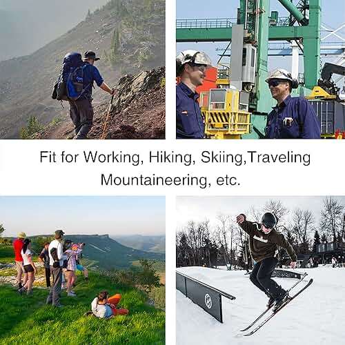 APTYID Men's Moisture Wicking Cushioned Crew Work Boot Socks (4-6 Pairs) - Image 8