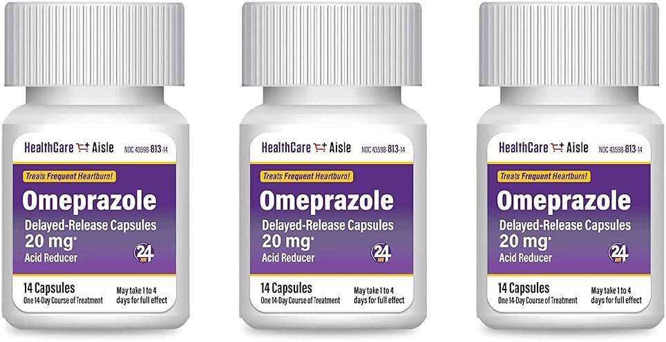 HealthCareAisle Omeprazole 20 mg, 42 Delayed-Release Capsules - Acid Reducer, Treats Frequent Heartburn, 42 Count (Pack of 1) - Image 3