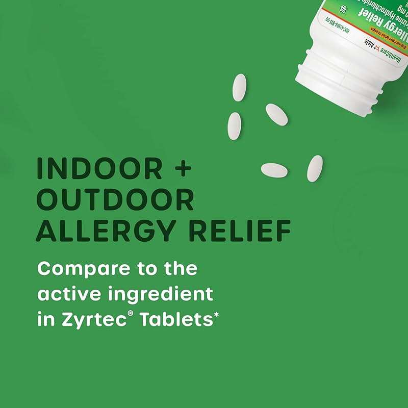 HealthCareAisle Allergy Relief - Cetirizine Hydrochloride Tablets USP, 10 mg - 500 Tablets - Original Prescription Strength Allergy Medication, 24-Hour Relief - Image 2