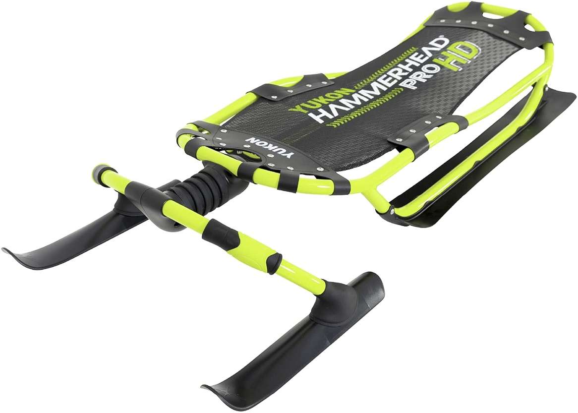 Yukon Charlie's Hammerhead Pro HD Sled | Single Rider, Speed and Steering Control, 52-inch x 22-inch - Image 1