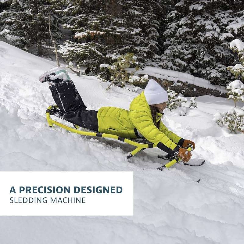 Yukon Charlie's Hammerhead Pro HD Sled | Single Rider, Speed and Steering Control, 52-inch x 22-inch - Image 2