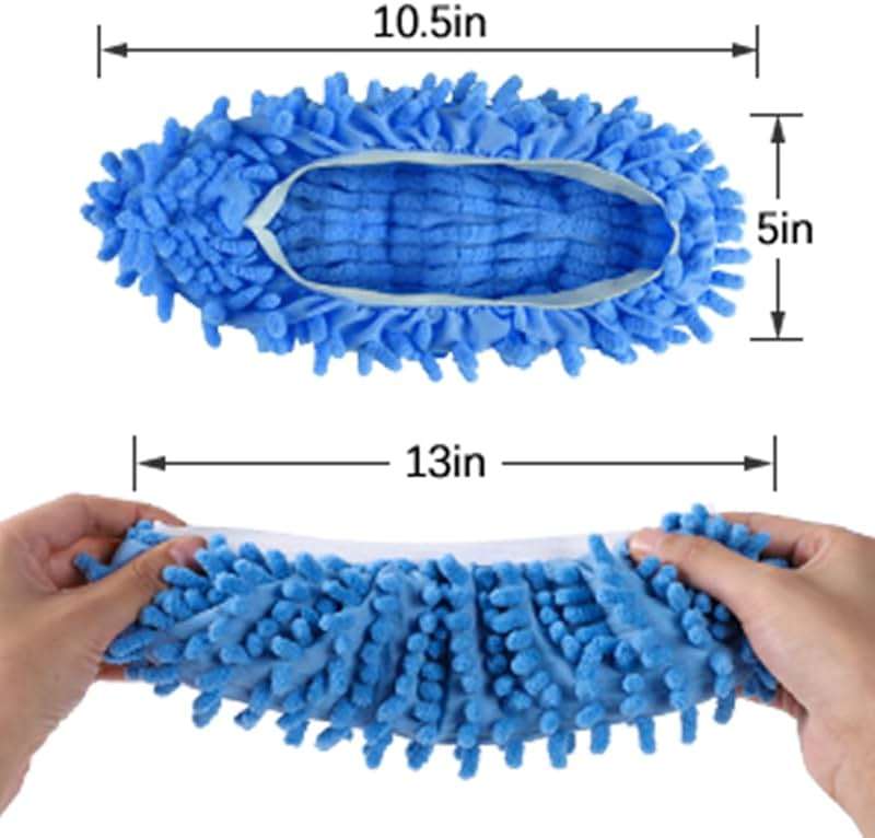 Tamicy Mop Slippers Shoes 5 Pairs (10 Pieces) - Microfiber Cleaning House Mop Slippers Floor Cleaning Tools Shoe Cover Soft Washable Reusable Microfiber Foot Socks Floor Cleaning Tools Shoe Cover | Microfiber, Washable, Reusable, Floor Cleaning Tools, Shoe Cover,Mop Slippers Shoes, - Image 2